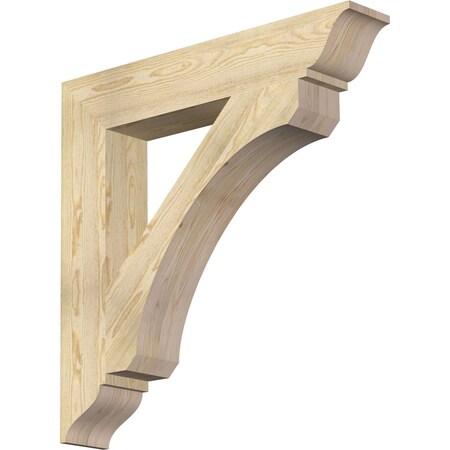 Legacy Traditional Rough Sawn Bracket, Douglas Fir, 6W X 36D X 36H